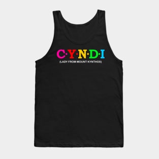 Cyndi - Lady from Mount Kynthos. Tank Top